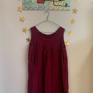 cranberry corduroy maxi dress ♥️